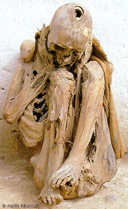 Mummy found in La Petaca - © Keith Muscutt